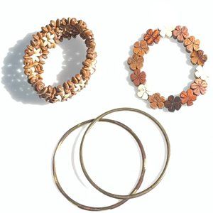 Wood Bracelets (4) - LOT
